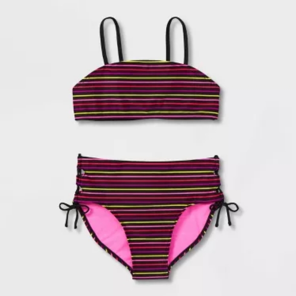 art class Other - Girls' Striped 2pc Bikini Set - art class